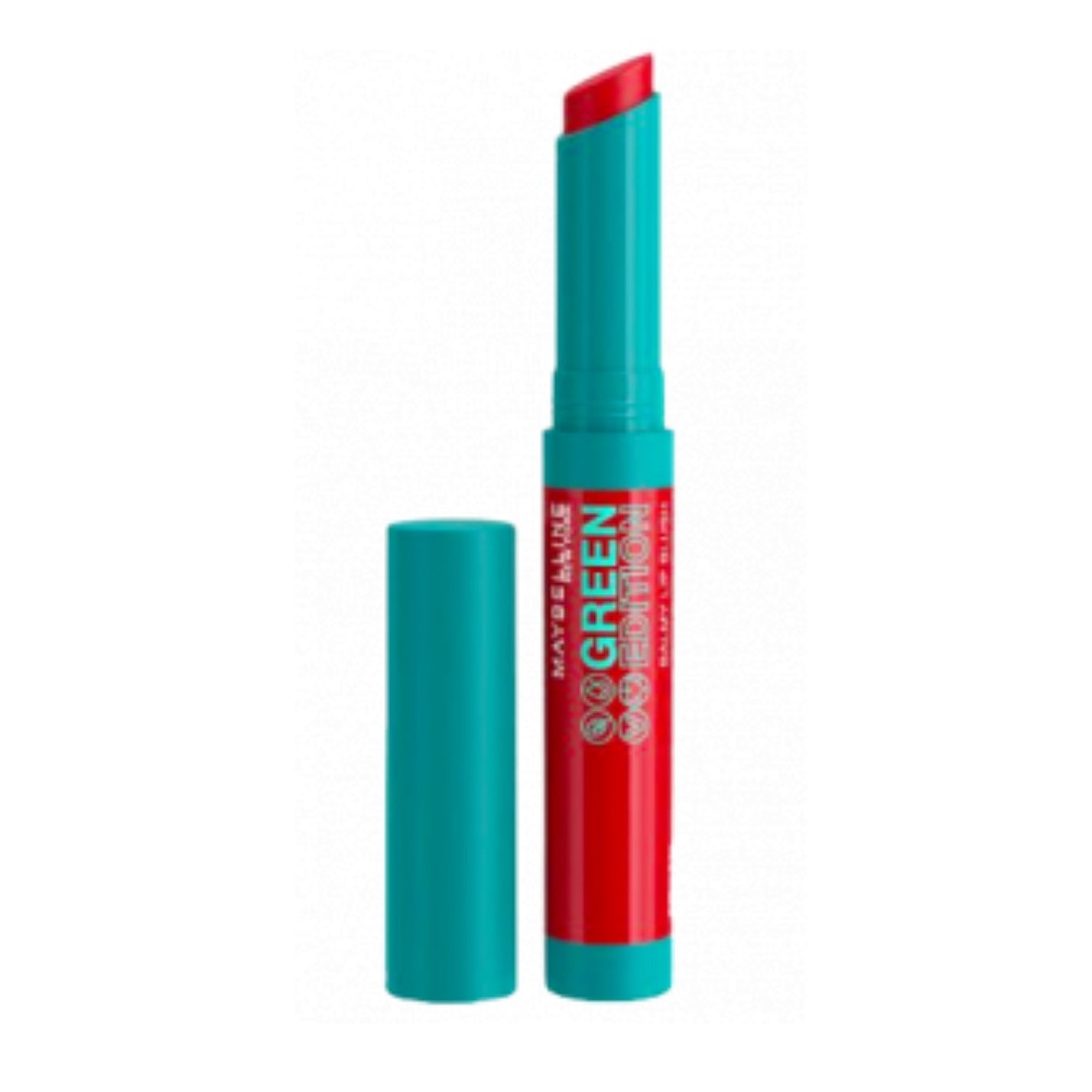 NEW FULL SIZE MAYBELLINE GREEN EDITION MAKEUP BALMY LIP BLUSH IN SHADE SUNSHINE